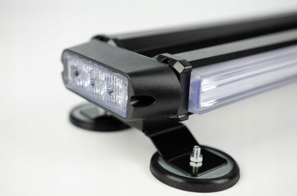 CHINA LX7000362 Стробоскоп синій балка led півень 95см 12v 24v охорона швидка допомога 4 сторони