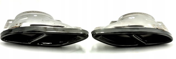 Mercedes-Benz OE A2134903900+A2134904000 НАКОНЕЧНИКИ ГЛУШНИКА MERCEDES E-CLASS W213 S213 E43 AMG ЧОРНІ L+P NIGHT PACK