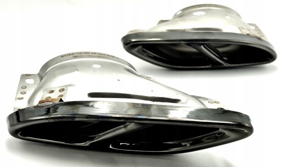 Mercedes-Benz OE A2134903900+A2134904000 НАКОНЕЧНИКИ ГЛУШНИКА MERCEDES E-CLASS W213 S213 E43 AMG ЧОРНІ L+P NIGHT PACK