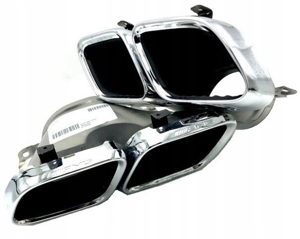 Mercedes-Benz OE A0004901800+A0004901900 НАКОНЕЧНИКИ ГЛУШНИКА BLENDY MERCEDES GLE V167 C167 6.3 AMG GT X290 ХРОМ KPL.