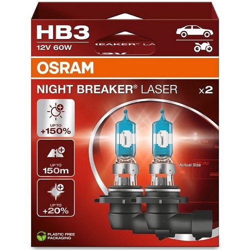 9005NL 2HB OSRAM Автолампа Osram HB3 12V 60W P20D к т 2 шт