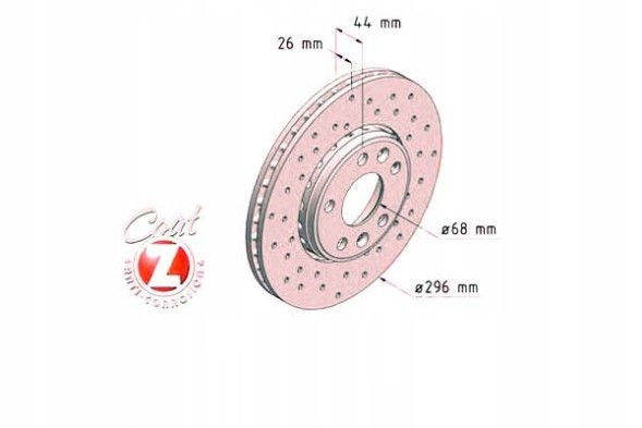Zimmermann 470.2432.52 Гальмівні диски zimmermann 470.2432.52 470.2432.52