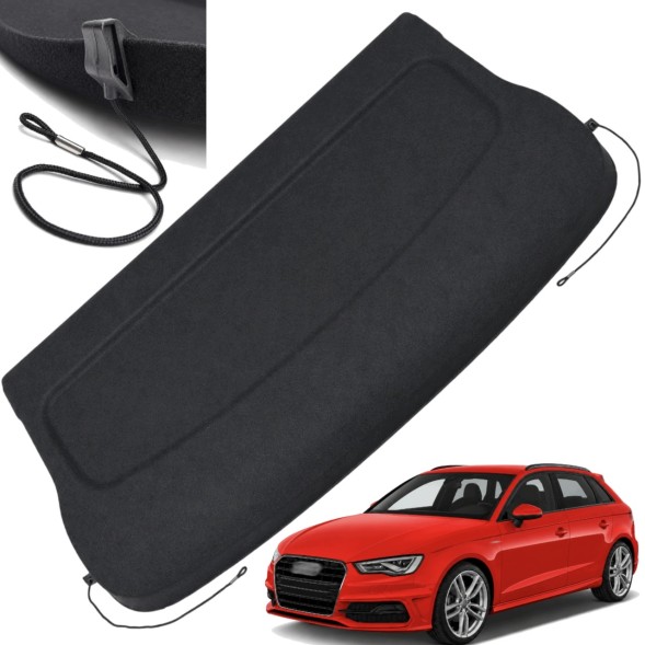 MAGIC MOTO P-PB-01-07-MM Полиця багажника ШТОРА ЗАДНЯ AUDI A3 8V SPORTBACK 13-20р чорна HQ