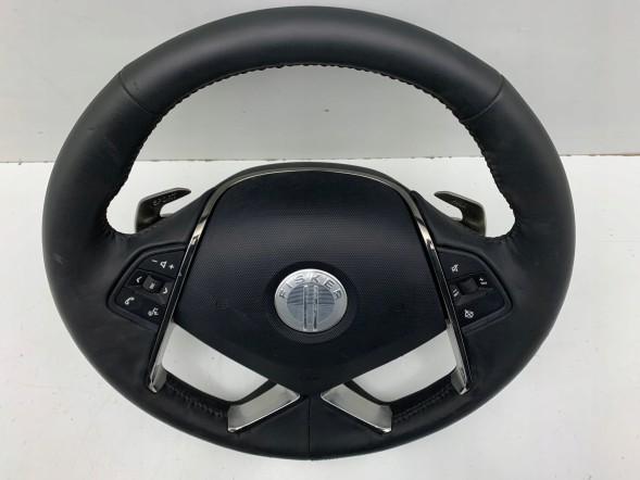 Китай FISKER KARMA KIEROWNICA ŁOPATKI AIRBAG PODUSZKA SKÓRA DEMONTAŻ ORYGINAŁ SULIK FISKER КОРМ КЕРМО ЛОПАТКИ AIRBAG ПОДУШКА ШКІРА ДЕМОНТАЖ ОРИГІНАЛ