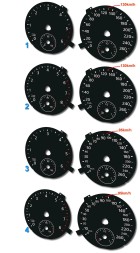 Moman 0089688087367 Одометр показує заміну VW Tiguan MPH на км/год