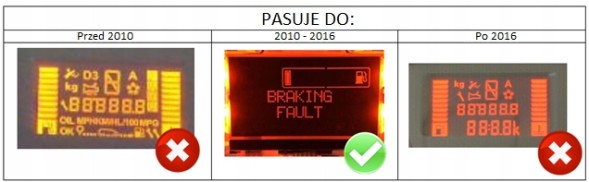 Китай LCD-PIXEL.COM WYŚWIETLACZ FIS LICZNIK RENAULT TRAFIC 2 X63 BOX ДИСПЛЕЙ FIS COUNTER RENAULT TRAFIC 2 X63 BOX