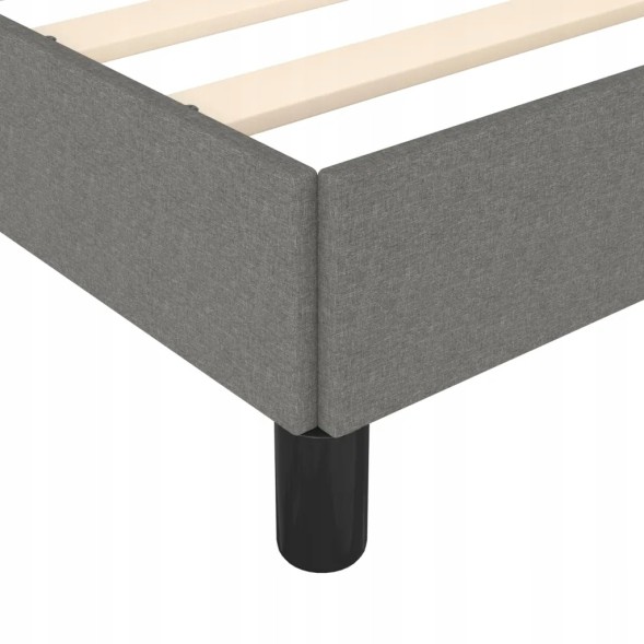 Kale 346705 Vidaxl каркас ліжка без матраца, темно-сірий, 120х200 см, оббитий тканиною