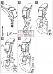 Armster V00295 Підлокітник LUXUS ARMSTER 2 CITROEN C3 DS3 2010-