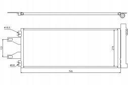 Nissens 86220487 NIS Nis94986 охолоджувач кондиціонера (з осушувачем) cit + помічник водія #33