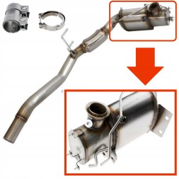 Китай fcs-28.04/1a DPF САЖОВИЙ ФІЛЬТР AUDI A3 1.6 TDI 2.0 TDI 2006-,SEAT ALTEA 1.6TDI 2