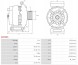 AS-PL A6536S Новий альтернатор ford f 550 6.4 ford f 450 6.4