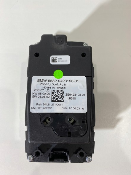 BMW OE 9423193-01 КЕРУВАННЯ І СЕНСОРНИЙ ПРИВОД BMW F40 G20 G21 9423193