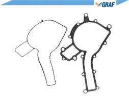 Graf GRAPA711(HQ) ВОДЯНИЙ НАСОС MERCEDES M104 112 113 W21 GRAF