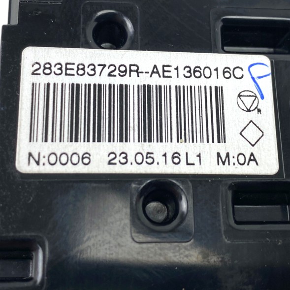 Renault OE Ое панель керування Renault Clio V Captur II Arkana 283E83729R