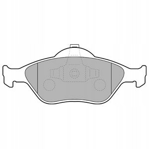 Delphi BG3359,LP1469 Передні диски та колодки DELPHI FORD FIESTA V 1.4 16
