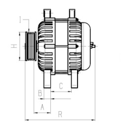 F032113919 HC CARGO Генератор