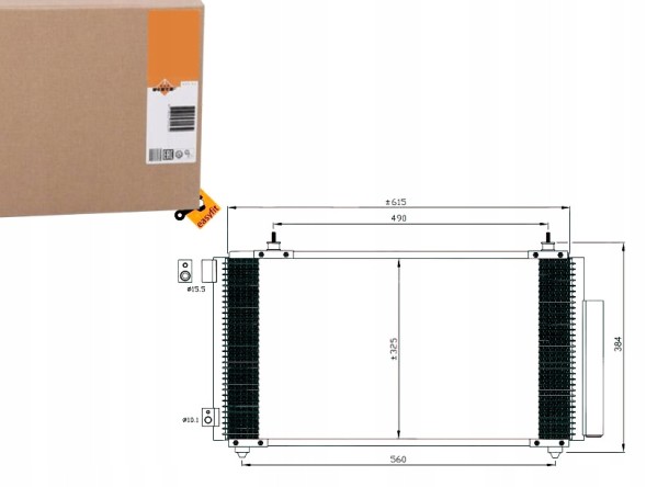 NRF NRF35576/RS2 Конденсатор, охолоджувач, кондиціонер повітря nrf 8846020600 87