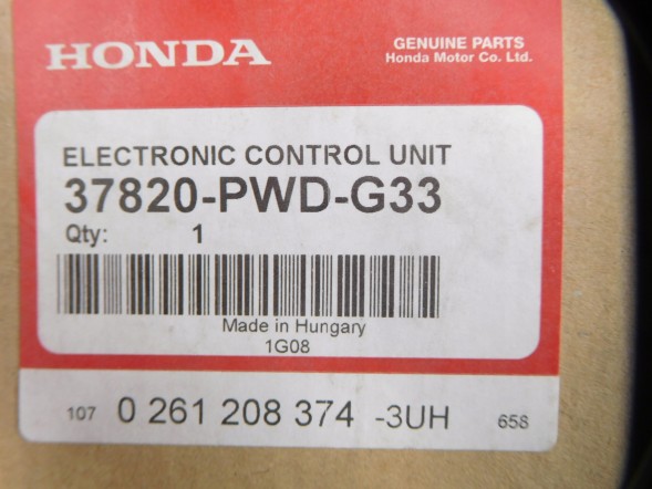 Honda OE КОНТРОЛЕР ДВИГУНА КОМП'ЮТЕРА JAZZ 37820-PWD-G33