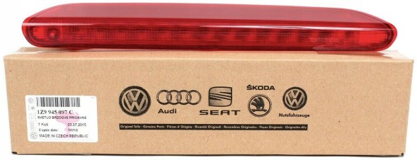 Skoda OE TRZECIE DODATKOWE ŚWIATŁO STOP 1Z9945097C SKODA OCTAVIA II 2 2004-2013 ТРЕТЄ ДОДАТКОВЕ СТОП-СВІТЛО 1Z9945097C SKODA OCTAVIA II 2 04- УНІВЕРСАЛ