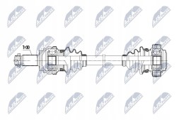 NTY NPW-BM-071 Nty npw-bm-071 карданний вал