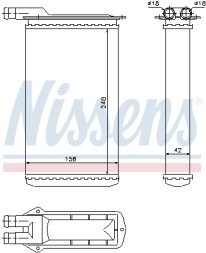 71942 NISSENS Радіатори опалення