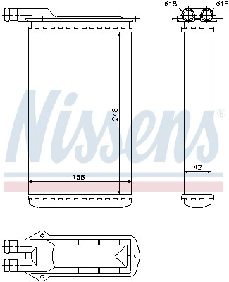 71942 NISSENS Радіатори опалення