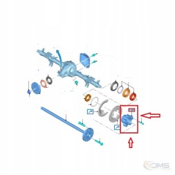 DP BK3W-1109-HD BK3W1109HD 2229570 BK3W-1109-HC BK3W1109HC 2092202 ВТУЧКА ЗАДНЯ КОЛЕСА FORD TRANSIT 2014 => ЗАДНЯ ОДНОКОЛЕСНА НОВА