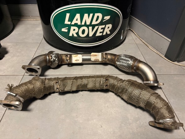 Britpart 1357035 Land rover discovery 2,7 дизель v6 вихлопна труба, що з'єднує колектори