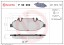 P50050 BREMBO Комплект гальмівних колодок з 4 шт дисків