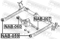 NAB 060 FEBEST Сайлентблок