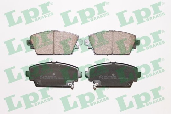 05P1036 LPR Комплект гальмівних колодок з 4 шт дисків