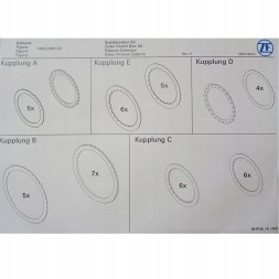 ZF 8HP45.STK01 НАБІР СТАЛЕВИХ ДИСКІВ 8HP 1090.298.122 ZF OEM
