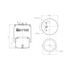 AD BRAKE VIC-364157 Пневматична подушка підвіски для DAF CF, XD, XF 106, XF II, XG, XG+