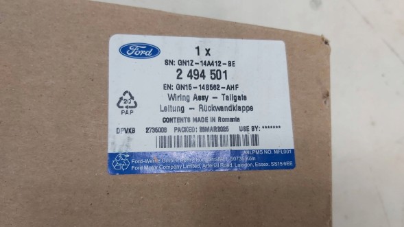 Ford OE GN1514B562AHF GO ДРІТ ЗАДНЬОЇ КРИШКИ FORD ECOSPORT 2017-2023 GN1514B562AHF НОВИЙ