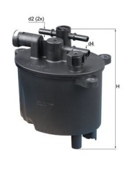 KL581 MAHLE ORIGINAL Фільтр палива