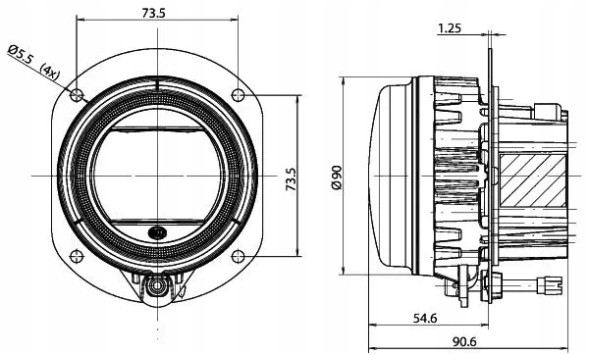 Hella 1F0 011 988-021 Галогеновий дальній прожектор 1f0 011 988-021