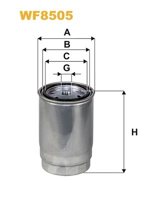 WF8505 WIX FILTERS Фільтр палива