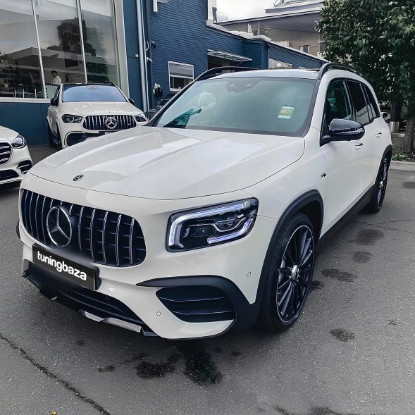 Китай GR026004 Решітка радіатора Mercedes GLB X247 W247 Panamericana AMG GT Чорний глянець 19-23