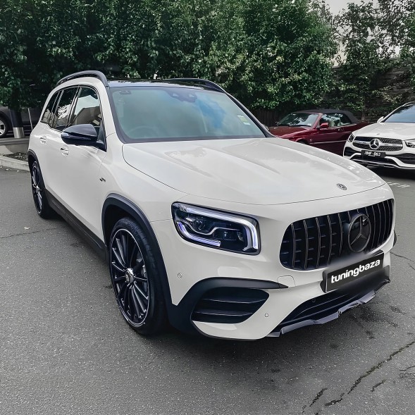 Китай GR026004 Решітка радіатора Mercedes GLB X247 W247 Panamericana AMG GT Чорний глянець 19-23