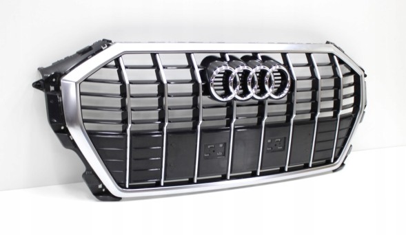 Audi OE 83F853651 07 Q3 chrom Решітка радіатора передня чорна накладка бампера Audi Q3 II 83A 83F S-line