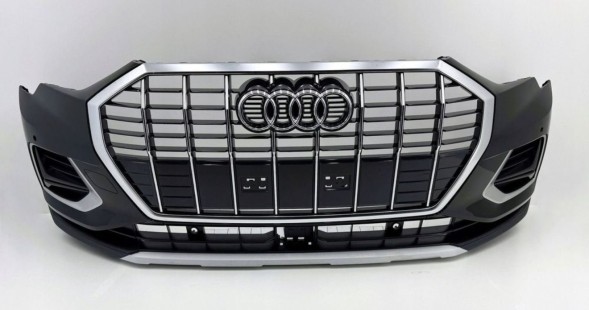 Audi OE 83F853651 07 Q3 chrom Решітка радіатора передня чорна накладка бампера Audi Q3 II 83A 83F S-line