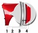 48100941 BLU Бризковик AUDI A6 C5 LY7L лівий сріблястий 97-01 передній AchatGrau