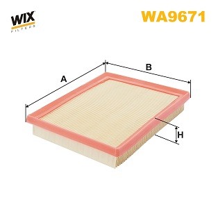 WA9671 WIX FILTERS Фільтр повітряний