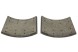 AD BRAKE VIC-121668 Комплект гальмівних колодок для SCANIA 3, 3 BUS, 4 01.88-