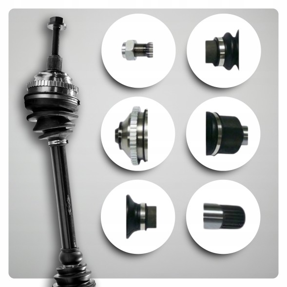 BRV B1340 Піввісь ліва права vw transporter iv t4 1.9 td manual нова