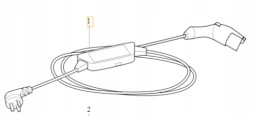 Volvo OE ШНУР ЗАРЯДКИ MODE 2 VOLVO S60 V60 19- XC90 XC60 EX40 C40 OE 32257799