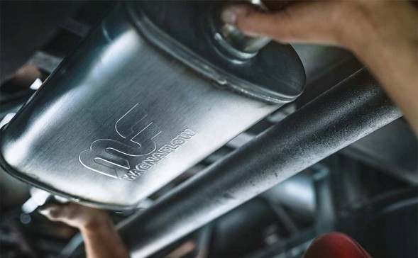 Magnaflow 12616 Глушник magnaflow 6" 2.5"/2.5" 63мм / 63мм нержавіючий 12616