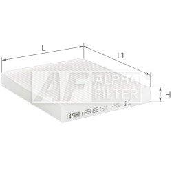 AF5068 ALPHA FILTER Фільтр салону