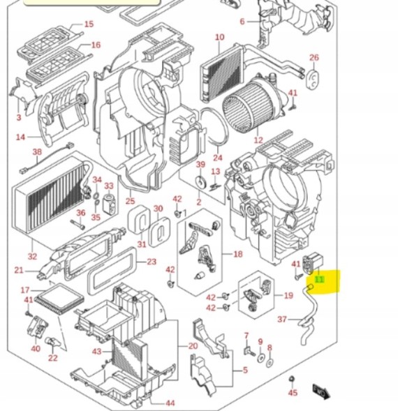 Suzuki OE 74140-51K01-000 Резистор suzuki сплеск