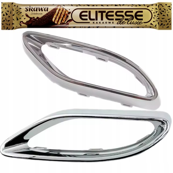 Ertons ERT-235000HG ХРОМОВАНА ВИХЛОПНА Смуга L ДИФУЗОР MERCEDES W177 W205 W213 W238 W247 W253 W257 + ВАФЛІ СКАВА ЕЛІТЕС ДЕ ЛЮКС 20Г